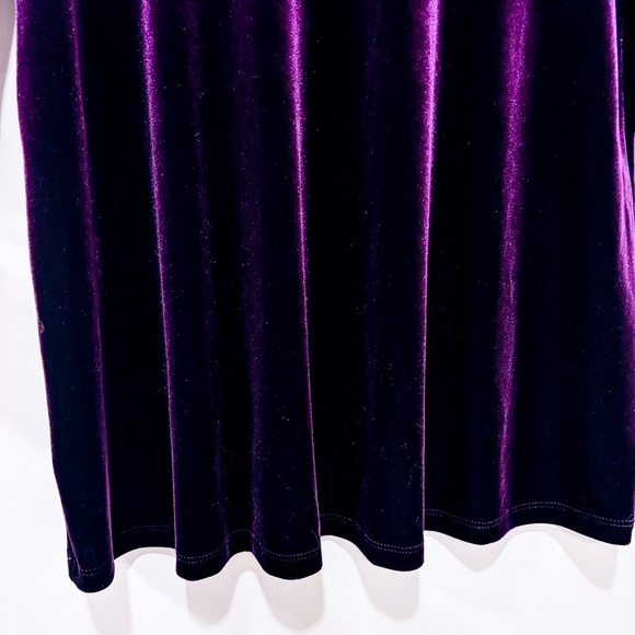 KIM & CO. Plum velvet tunic - Picture 5 of 7